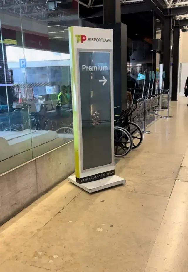 Premium-Bereich am Flughafen