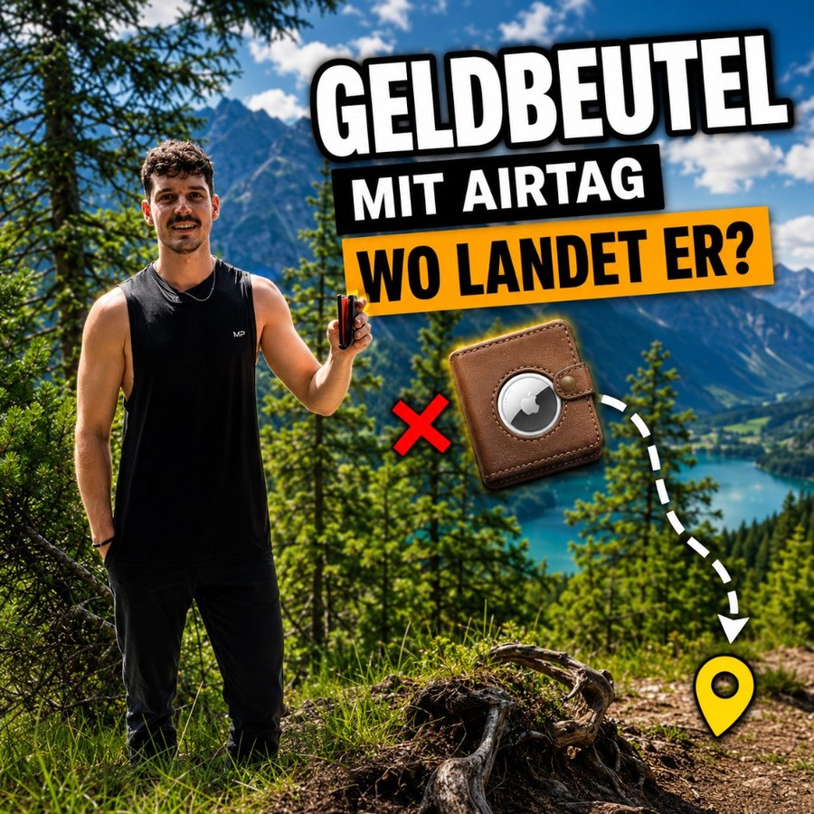 Geldbeutel mit AirTag – wo landet er?